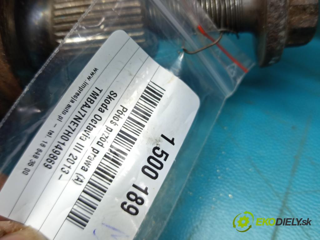 Skoda Octavia III 2013- 2.0 tdi 150 hp manual 110 kW 1968 cm3 5- poloos přední pravé 5Q0407272E