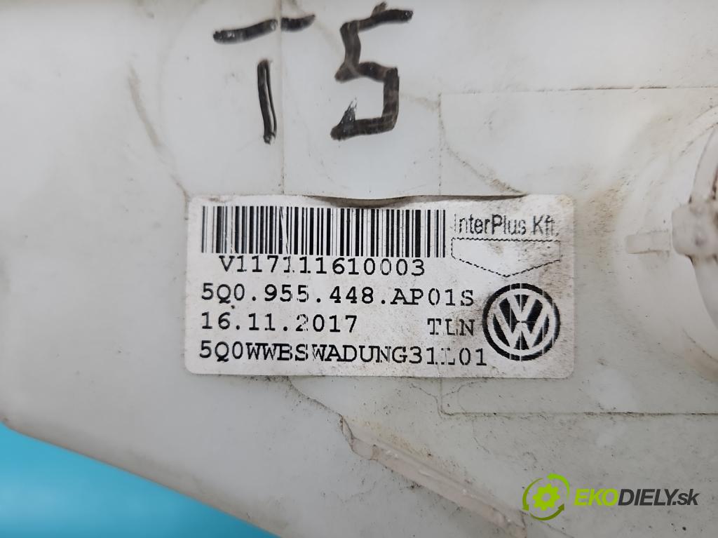 Skoda Octavia III 2013- 2.0 tdi 150 hp manual 110 kW 1968 cm3 5- nádržka tekutina: ostřikovačů 1K6955651