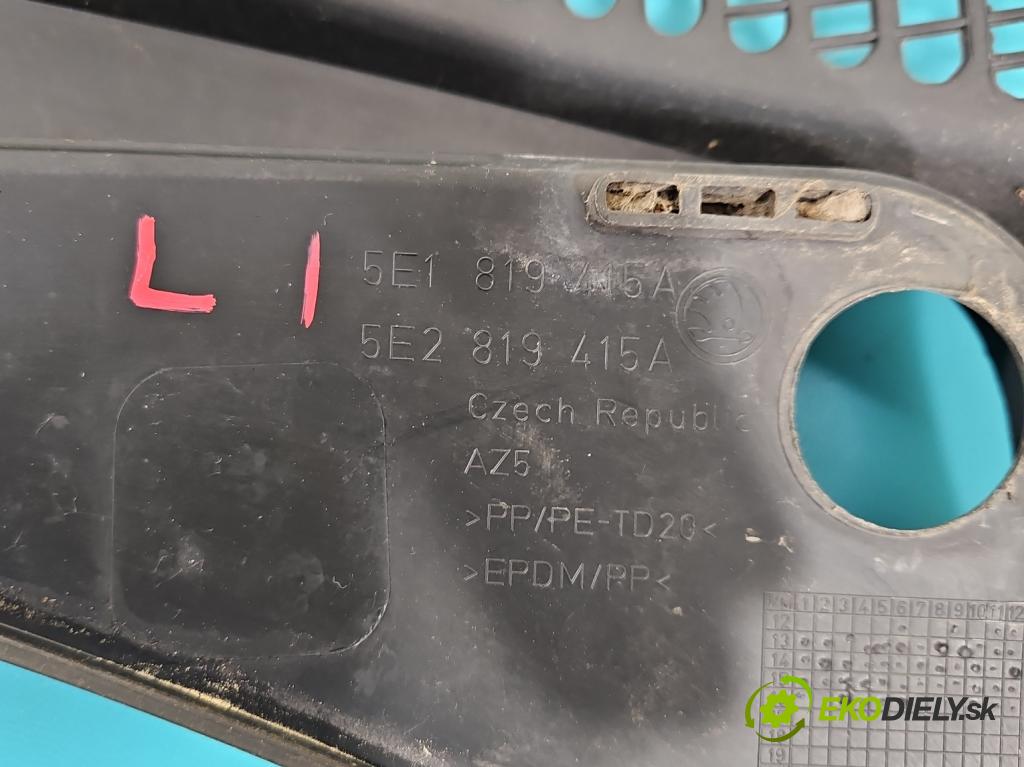 Skoda Octavia III 2013- 2.0 tdi 150 HP manual 110 kW 1968 cm3 5- torpédo 5E1819415A (Torpédo (plast pod čelným sklom))