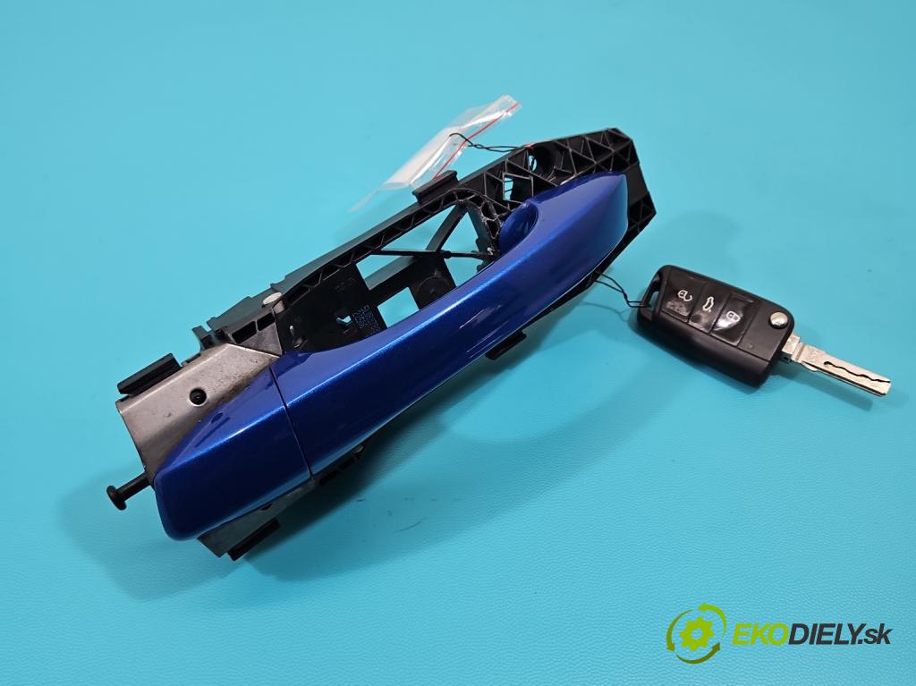 Skoda Octavia III 2013- 2.0 tdi 150 HP manual 110 kW 1968 cm3 5- rukoväť predné ľavé mimo: 5L0837885B (Kľučka dverí vonkajšia predná ľavá)