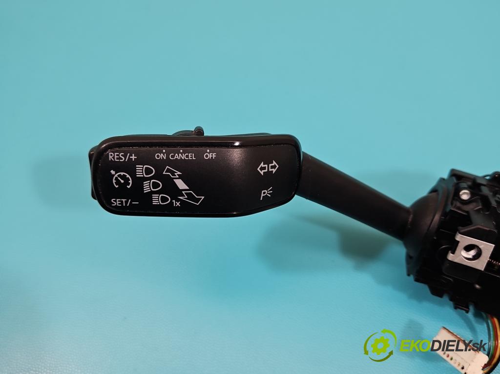 Skoda Octavia III 2013- 2.0 tdi 150 HP manual 110 kW 1968 cm3 5- prepínač komplex: 5Q0953507GD (Prepínacie páčky pod volantom)