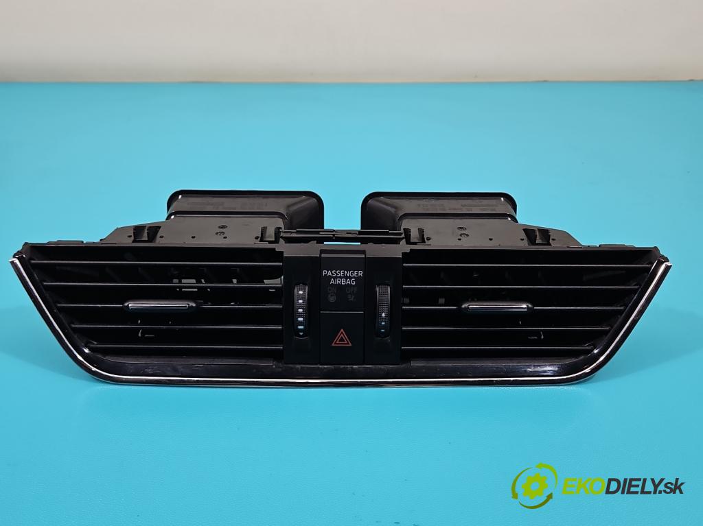 Skoda Octavia III 2013- 2.0 tdi 150 HP manual 110 kW 1968 cm3 5- Mřížka: kúrenia stredová 5E0820951 (Mriežka kúrenia (fukár))