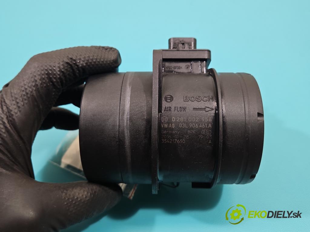 Skoda Octavia III 2013- 2.0 tdi 150 HP manual 110 kW 1968 cm3 5- průtokoměr: 0281002956 (Váha vzduchu)