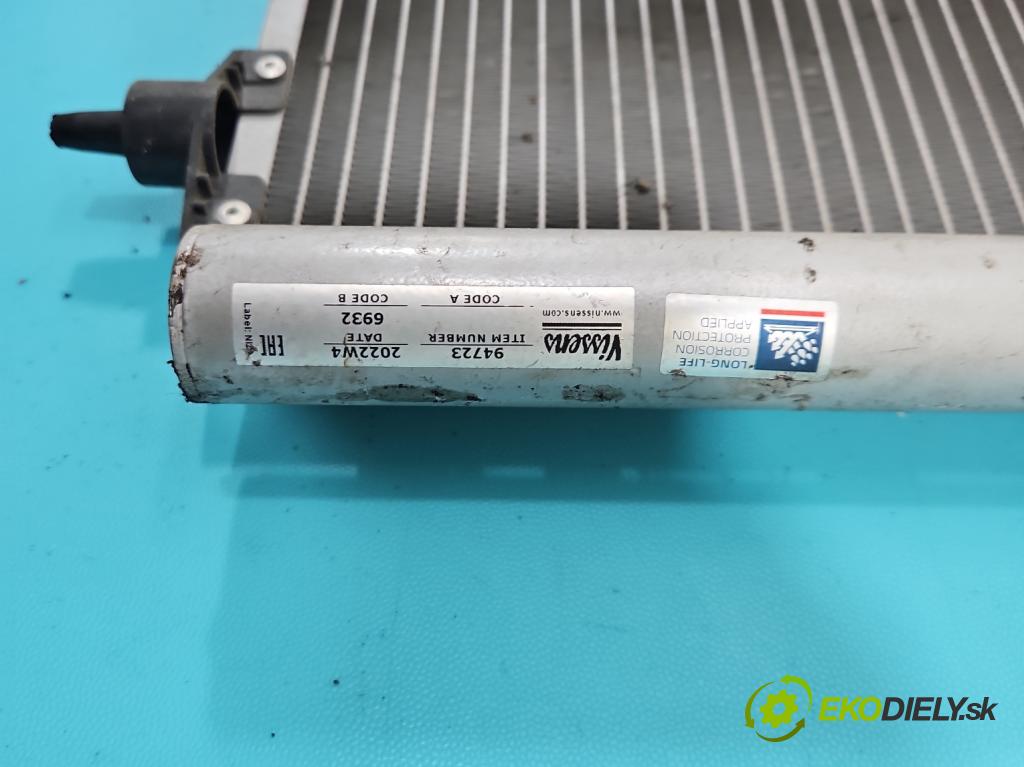 Peugeot 407 2.0 hdi 136 HP manual 100 kW 1997 cm3 5- chladič klimatizácie (Chladič klimatizácie)