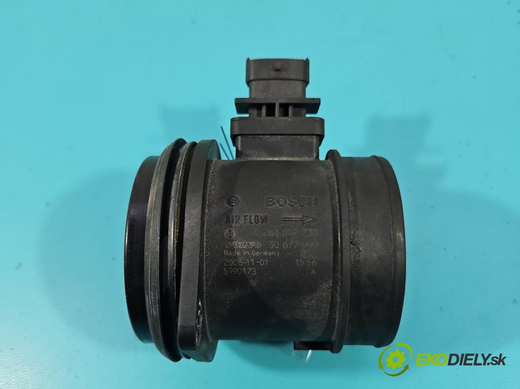 Volvo S80 II 2006-2016 2.4 D5 185 HP automatic 136 kW 2400 cm3 4- průtokoměr: 0281002730 (Váha vzduchu)