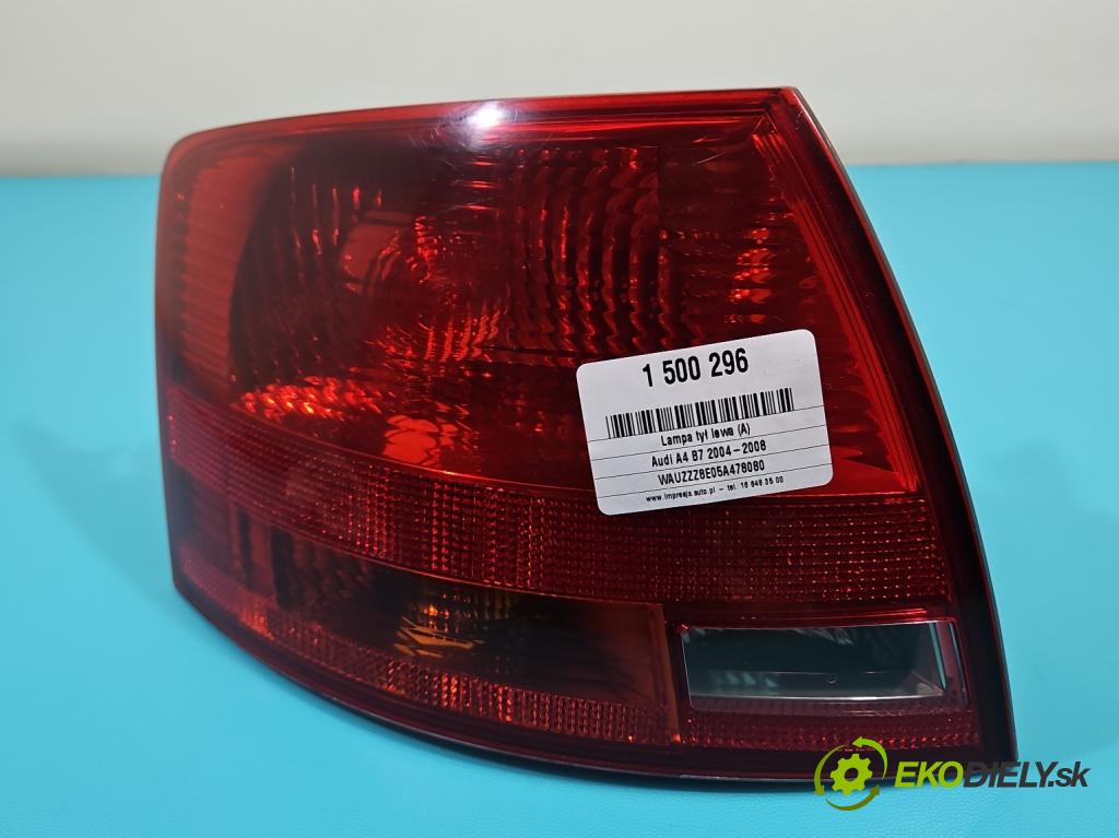 Audi A4 B7 2004-2008 2.0 tdi 140 HP manual 103 kW 1968 cm3 5- svetlo / reflektor zadné ľavé 8E9945095E (Kľučka dverí ostatné)