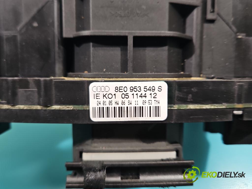 Audi A4 B7 2004-2008 2.0 tdi 140 HP manual 103 kW 1968 cm3 5- prepínač komplex: 8E0953549S (Prepínacie páčky pod volantom)