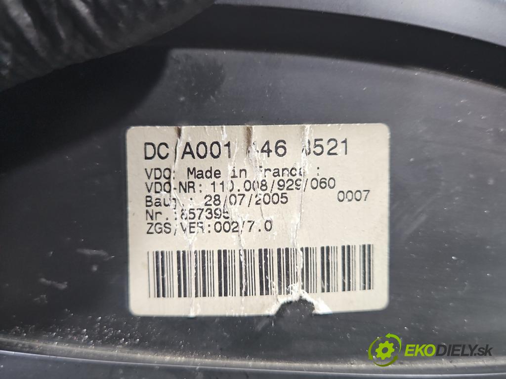 Mercedes Sprinter I 1995-2006 2,2.0 cdi 129 HP manual 95 kW 2148 cm3 5- prístrojovka/ budíky A0014468521 (Prístrojová doska)