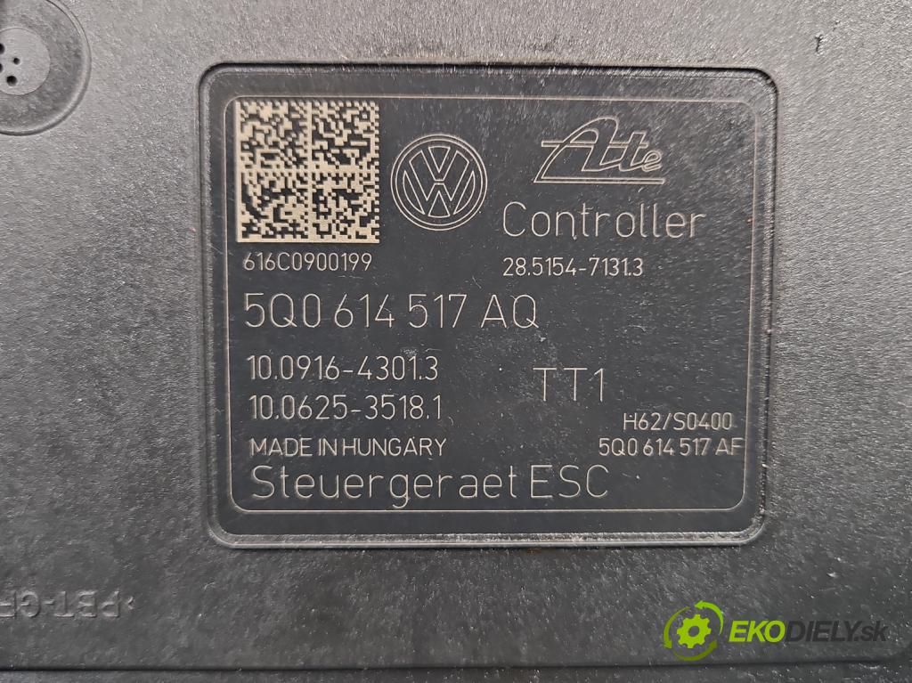 Skoda Octavia III 2013- 2.0 tdi 150 HP manual 110 kW 1968 cm3 5- čerpadlo abs 5Q0614517AQ (Pumpa ABS)