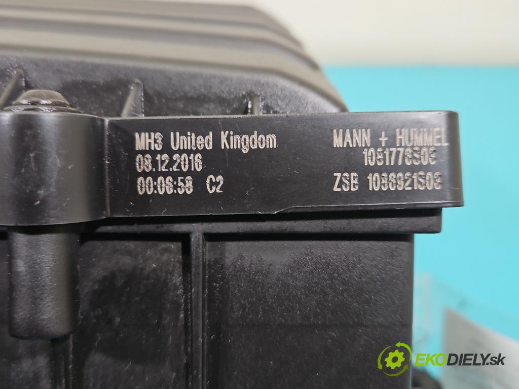 Skoda Octavia III 2013- 2.0 tdi 150 HP manual 110 kW 1968 cm3 5- obal filtra vzduchu 5Q0129607AA (Obal vzduchového filtra)