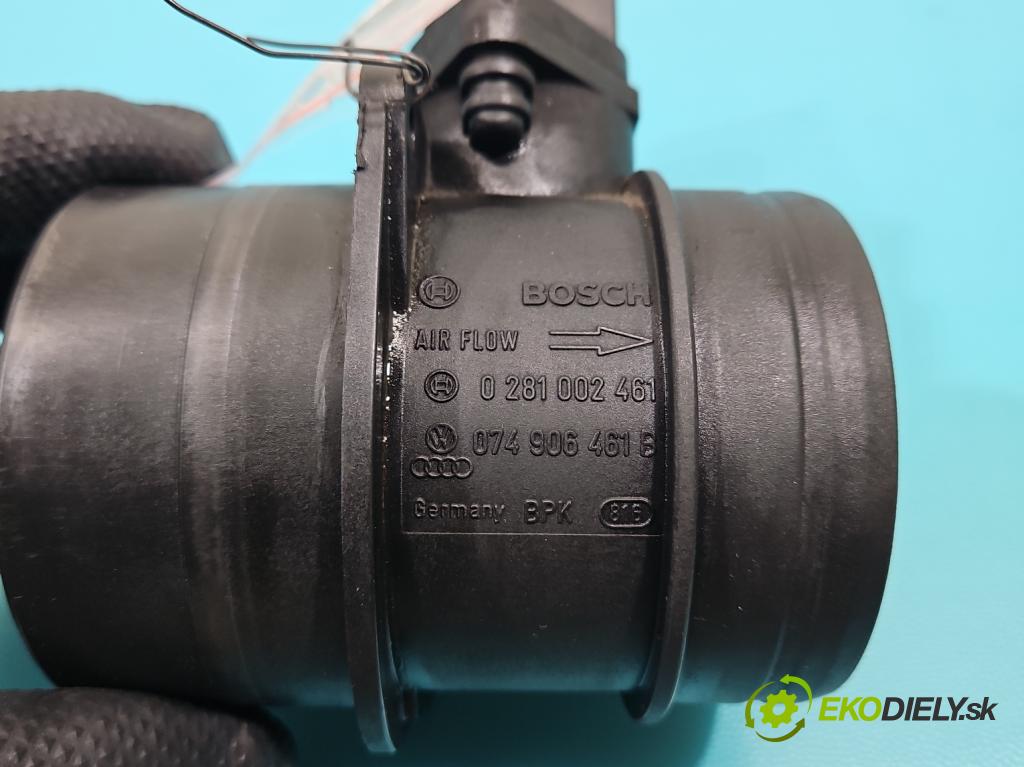 Audi A4 B7 2004-2008 2.0 tdi 140 HP manual 103 kW 1968 cm3 5- průtokoměr: 0281002461 (Váha vzduchu)