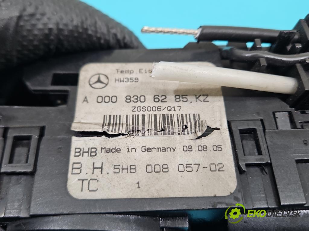 Mercedes Sprinter I 1995-2006 2,2.0 cdi 129 hp manual 95 kW 2148 cm3 5- palubní deska panel topení A0008306285KZ