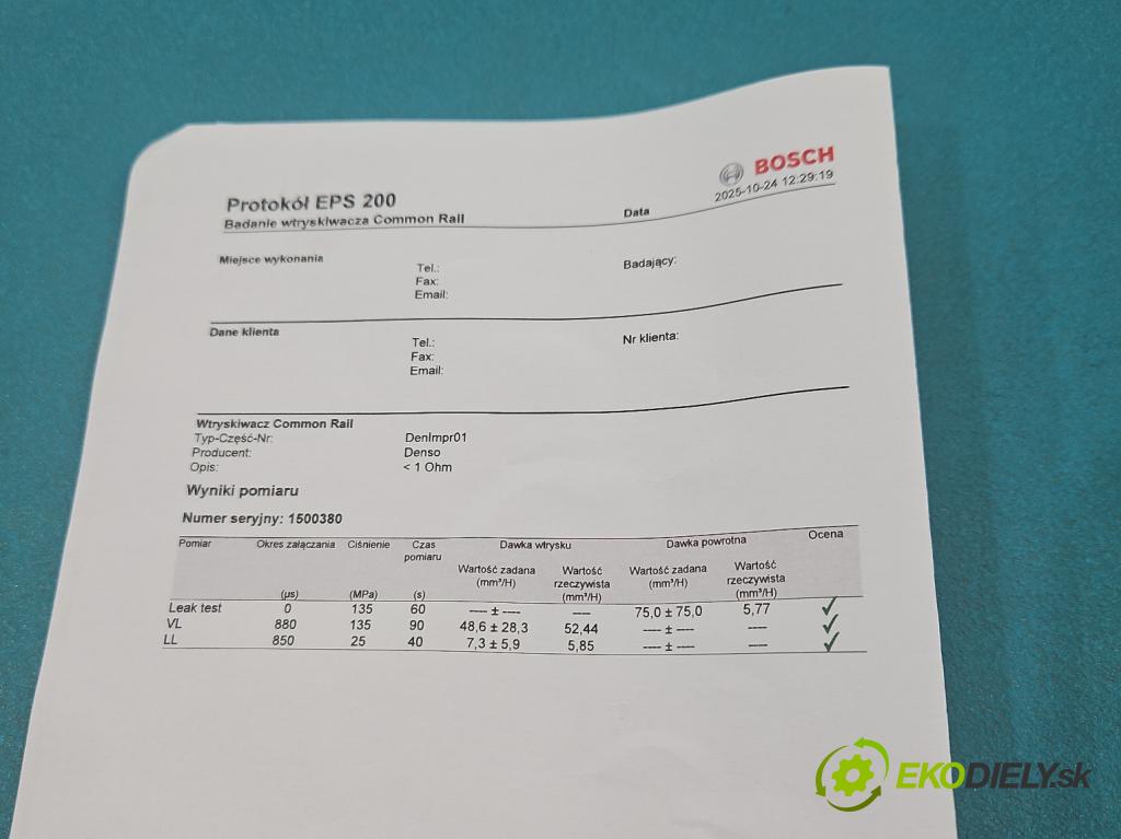 Fiat Ducato III 2006-2014 2.2 jtd 101 HP manual 74 kW 2198 cm3 5- vstrek 6C1Q-9K546-AC (Vstrekovač paliva)