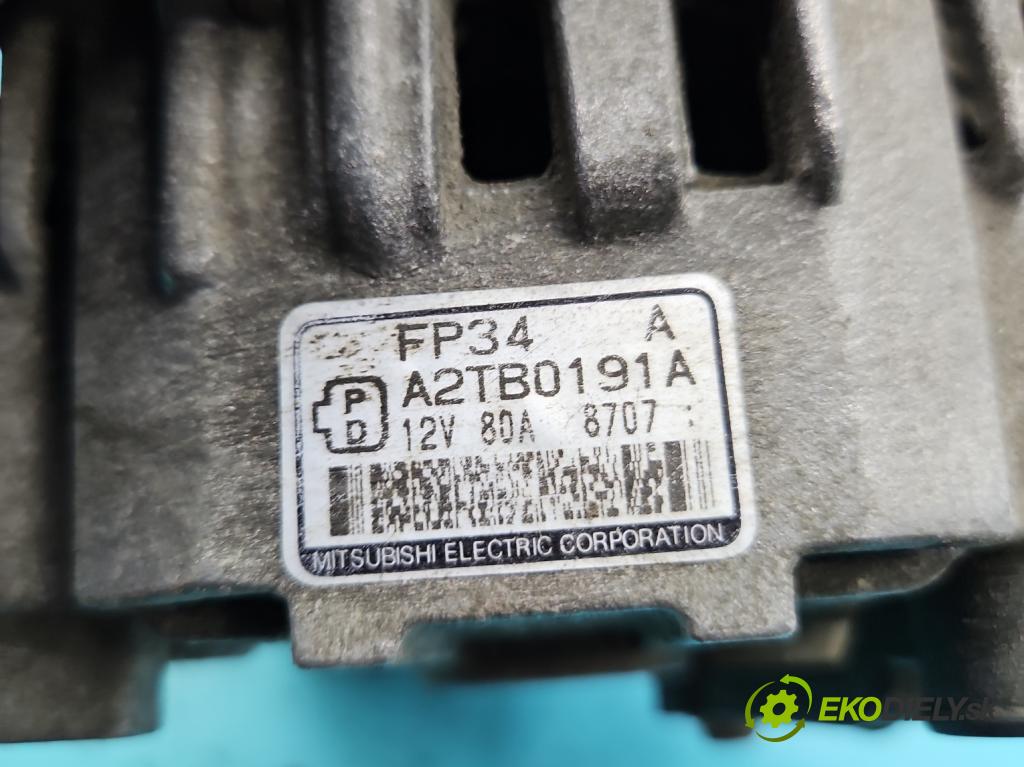 Mazda 626 1.8 16V 90 HP manual 66 kW 1840 cm3 4- Alternator A2TB0191A (Alternátor)