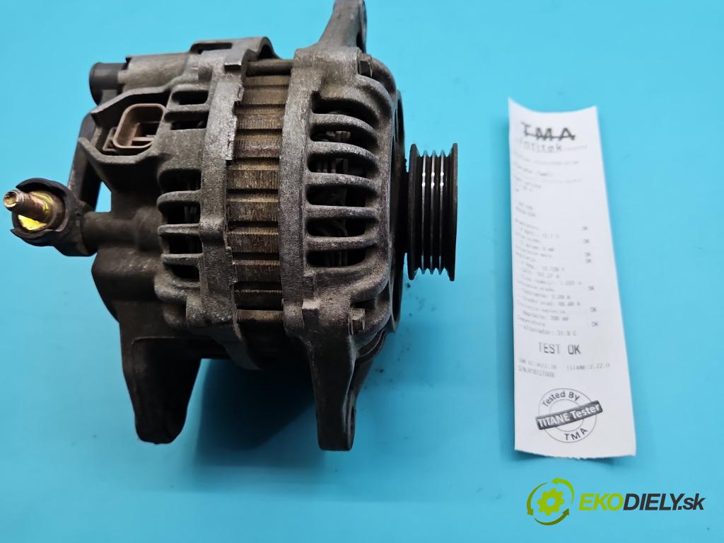 Mazda 626 1.8 16V 90 HP manual 66 kW 1840 cm3 4- Alternator A2TB0191A (Alternátor)