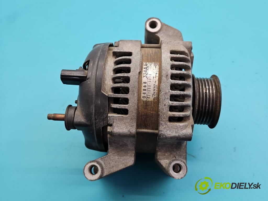 Chrysler Voyager IV 2000-2007 2.4 147 HP manual 108 kW 2429 cm3 5- Alternator 04868324AA (Alternátor)