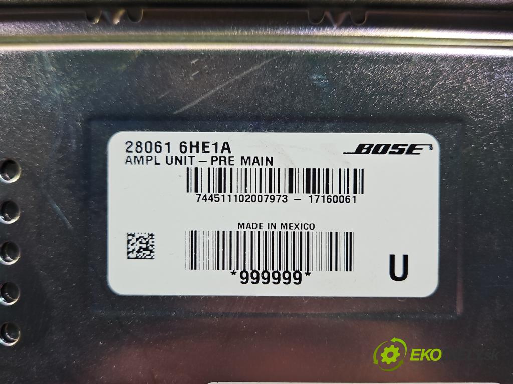 Infiniti Q50 I 2013-2024 2.0 T 211KM automatic 155 kW 1991 cm3 4- Zesilovač: 28061-6HE1A (Zosilňovač)