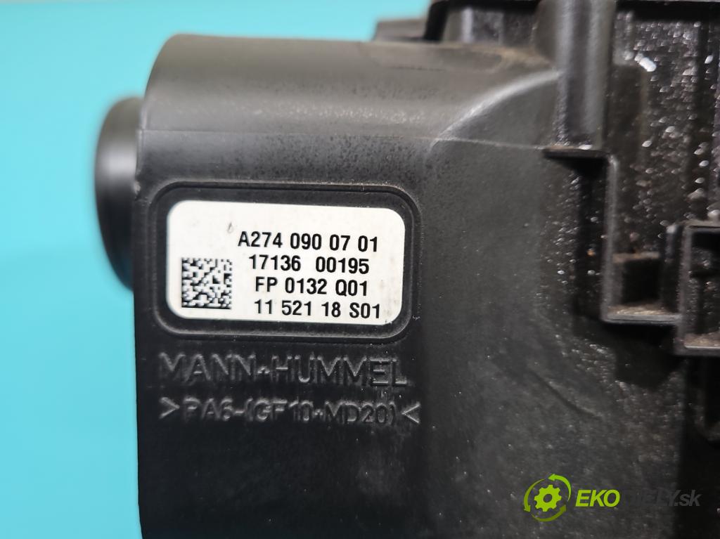 Infiniti Q50 I 2013-2024 2.0 T 211KM automatic 155 kW 1991 cm3 4- obal filtra vzduchu A2740900701 (Obal vzduchového filtra)