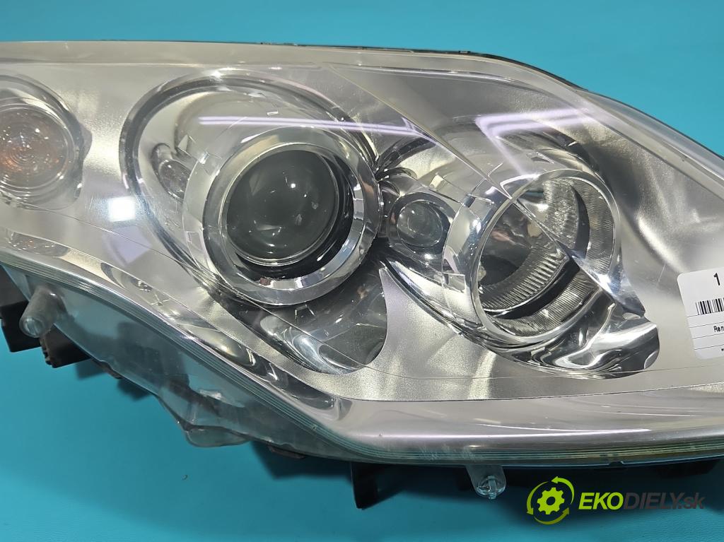 Renault Laguna III 2007-2015 2.0 dci 131 HP manual 96 kW 1995 cm3 5- Reflektor: pravý 260100033R (Svetlo predné pravé)