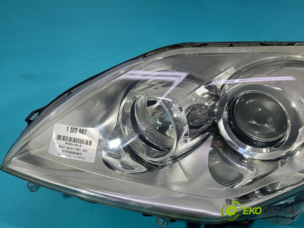 Renault Laguna III 2007-2015 2.0 dci 131 hp manual 96 kW 1995 cm3 5- světlo levý 260600033R (Klika dveří ostatní)