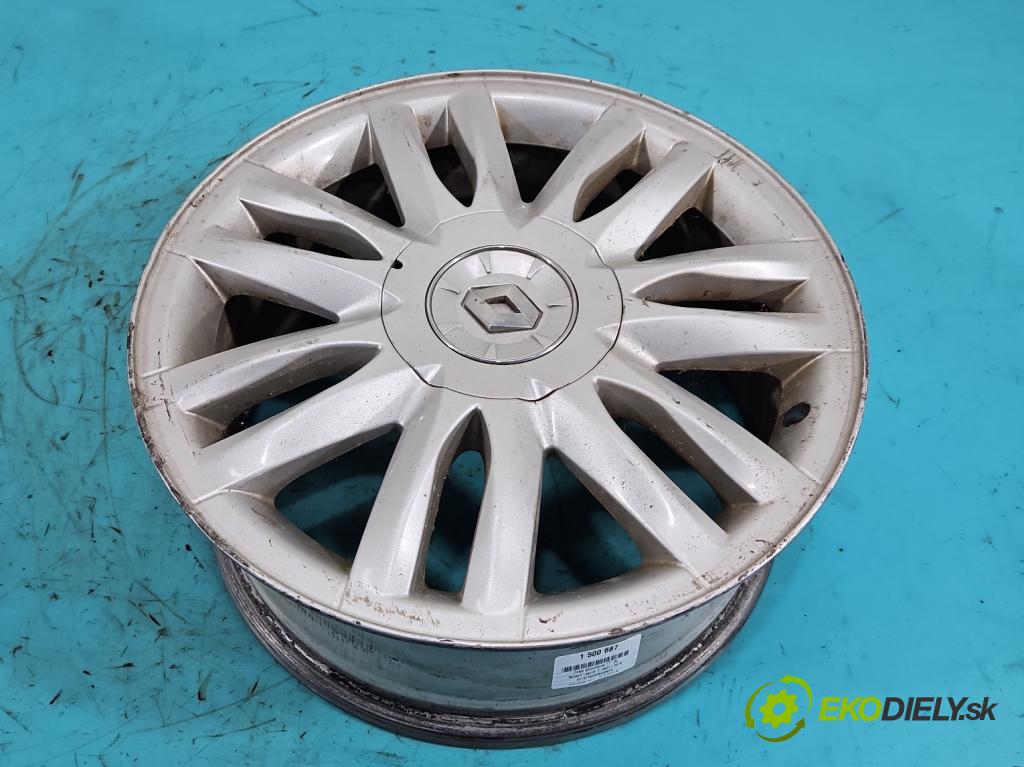 Renault Laguna III 2007-2015 2.0 dci 131 hp manual 96 kW 1995 cm3 5- Felga hliník: 17