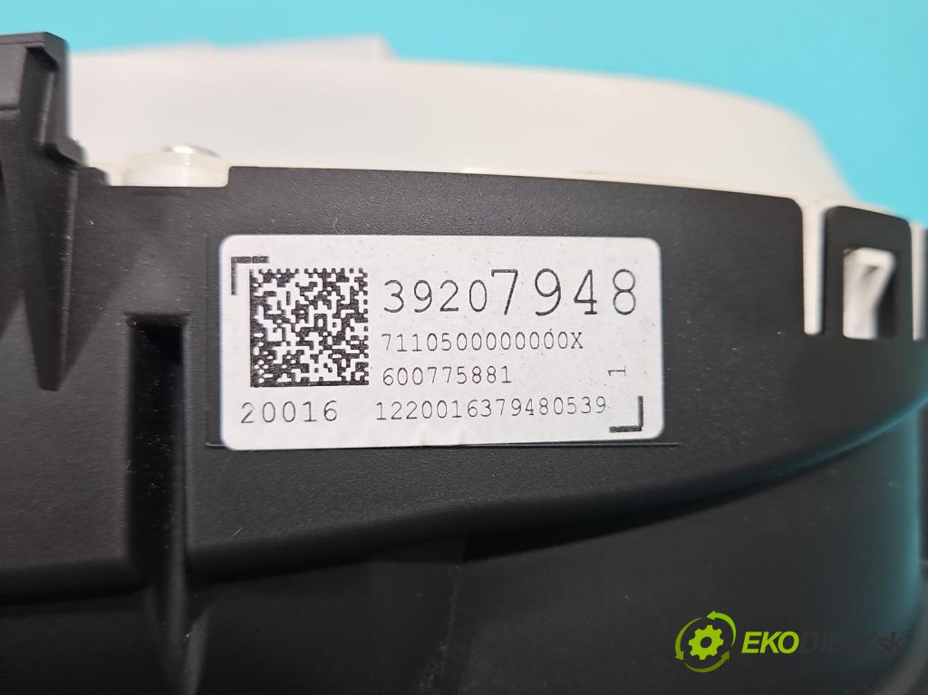 Opel Astra V  2015- 1.5 cdti 122 HP manual 90 kW 1496 cm3 5- prístrojovka/ budíky 39207948 (Prístrojová doska)