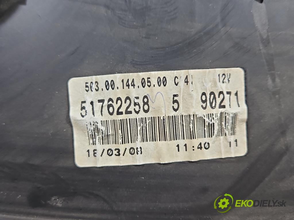 Fiat Doblo I 2001-2010 1,3.0 jtd 75 HP manual 55 kW 1248 cm3 5- prístrojovka/ budíky 51762258 (Prístrojová doska)