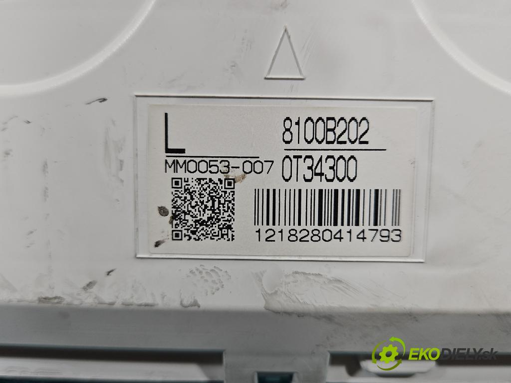 Mitsubishi Outlander II 2006-2013 2.0 DI-D 140 HP manual 103 kW 1968 cm3 5- prístrojovka/ budíky 8100B202 (Prístrojová doska)