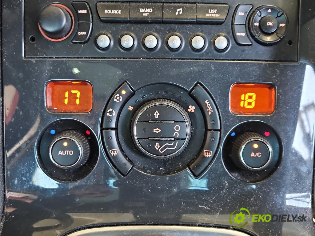 Peugeot 3008 I 2009-2016 1.6 hdi 109 hp manual 80 kW 1560 cm3 5- palubní deska panel topení 96837481XT