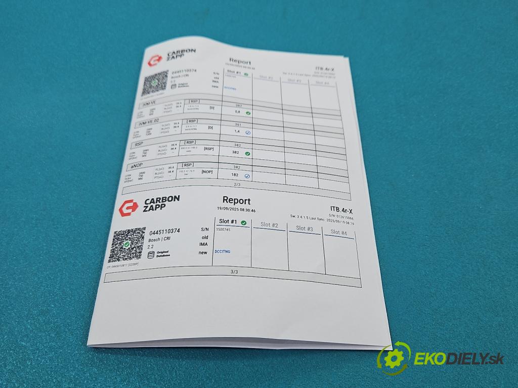 Kia Sportage III 2010-2015 2.0 crdi 136 HP manual 100 kW 1995 cm3 5- vstrek 0445110374 (Vstrekovač paliva)