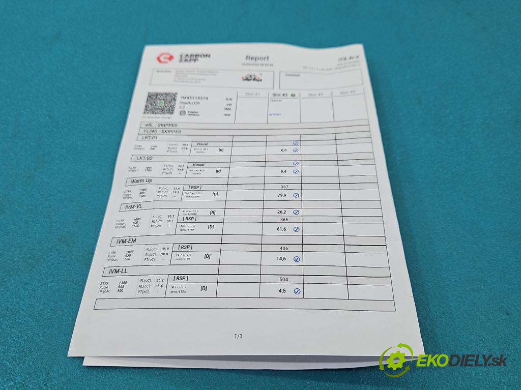 Kia Sportage III 2010-2015 2.0 crdi 136 HP manual 100 kW 1995 cm3 5- vstrek 0445110374 (Vstrekovač paliva)