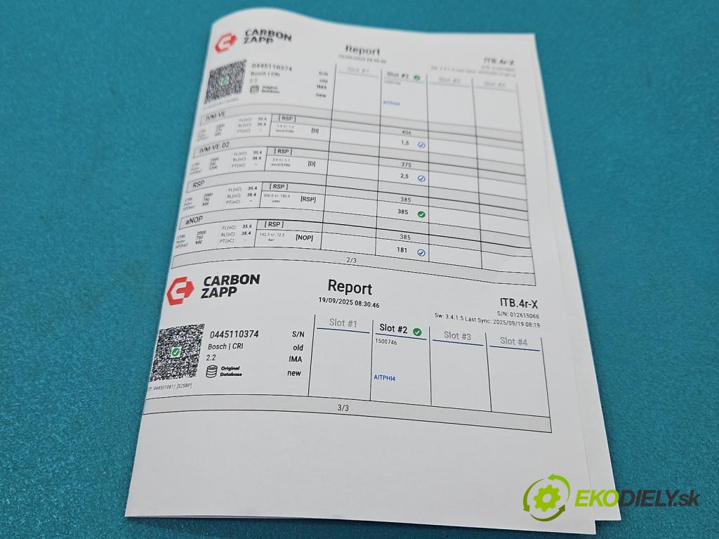 Kia Sportage III 2010-2015 2.0 crdi 136 HP manual 100 kW 1995 cm3 5- vstrek 0445110374 (Vstrekovač paliva)