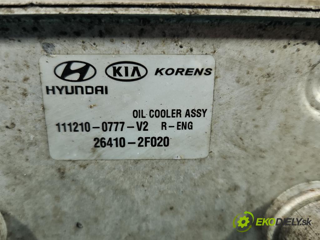 Kia Sportage III 2010-2015 2.0 crdi 136hp manual 100 kW 1995 cm3 5- Základ: filtra olej: 26410-2F020 (Kryt olejového filtru)