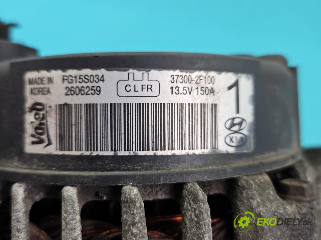 Kia Sportage III 2010-2015 2.0 crdi 136 HP manual 100 kW 1995 cm3 5- Alternator 37300-2F100 (Alternátor)