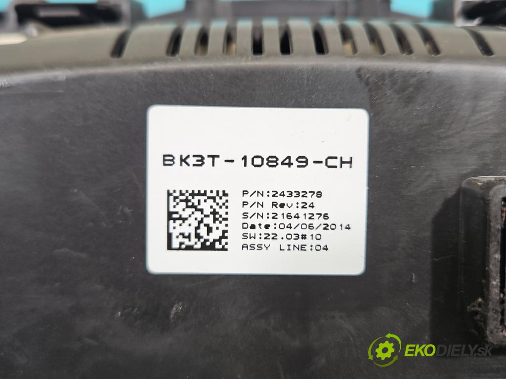 Ford Transit 2013-2017 2.2 tdci 101 HP manual 74 kW 2198 cm3 5- prístrojovka/ budíky BK3T-10849-CH (Prístrojová doska)