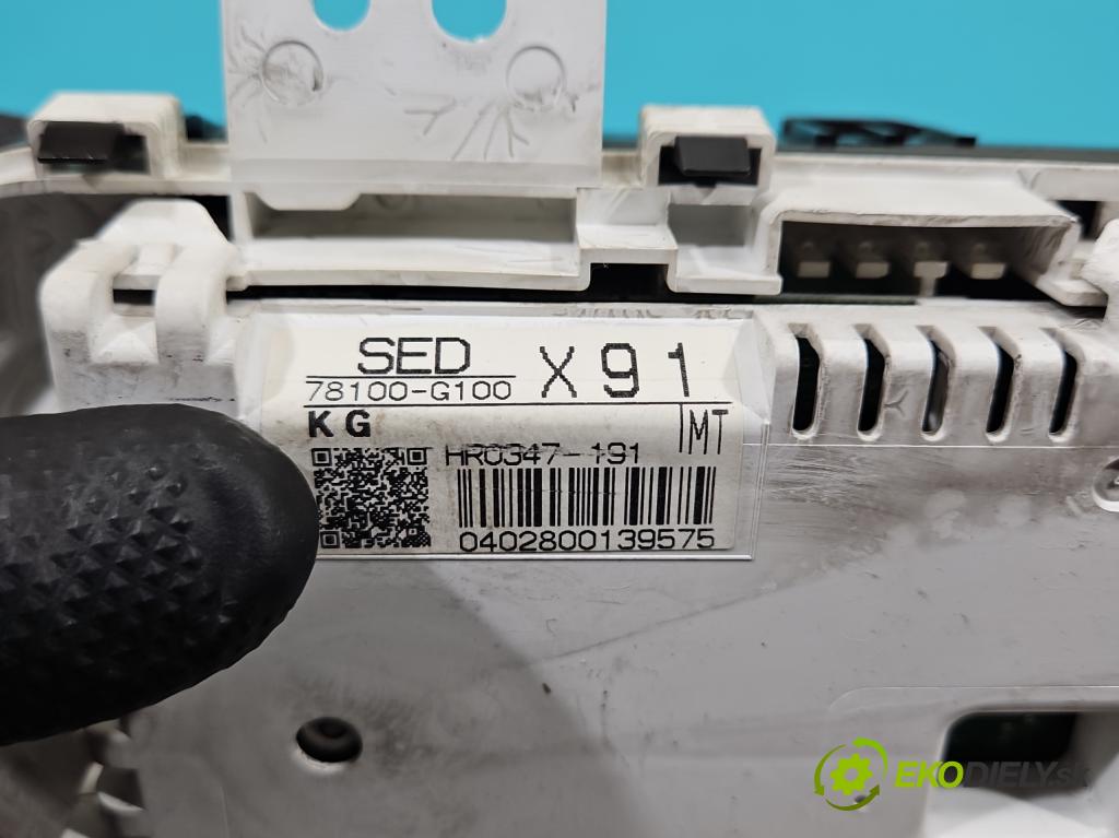 Honda Accord VII 2002-2008 2.0 16V 155 HP manual 114 kW 1998 cm3 5- prístrojovka/ budíky 78100-G100 (Prístrojová doska)