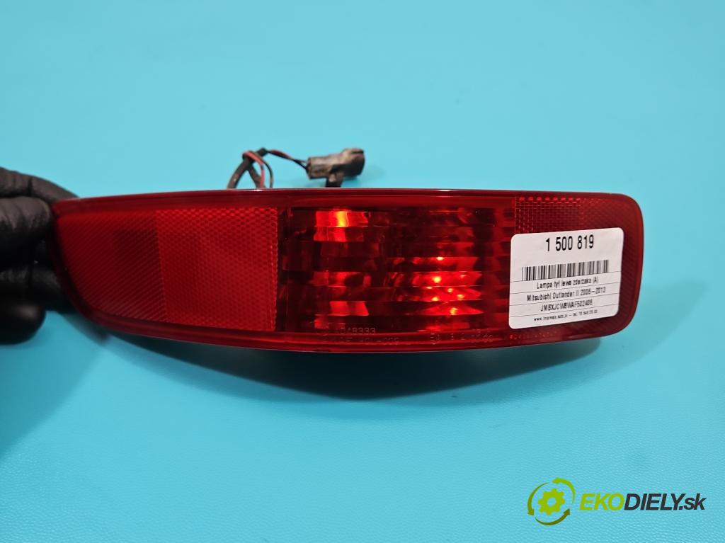 Mitsubishi Outlander II 2006-2013 2.0 DI-D 140 hp manual 103 kW 1968 cm3 5- světlo zadní levé nárazníku