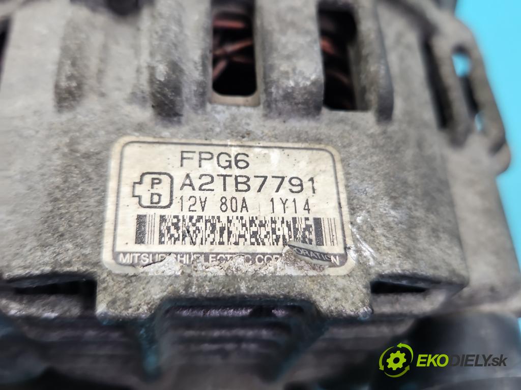 Mazda Premacy 1.8 16V 101 HP manual 74 kW 1840 cm3 5- Alternator A2TB7791 (Alternátor)
