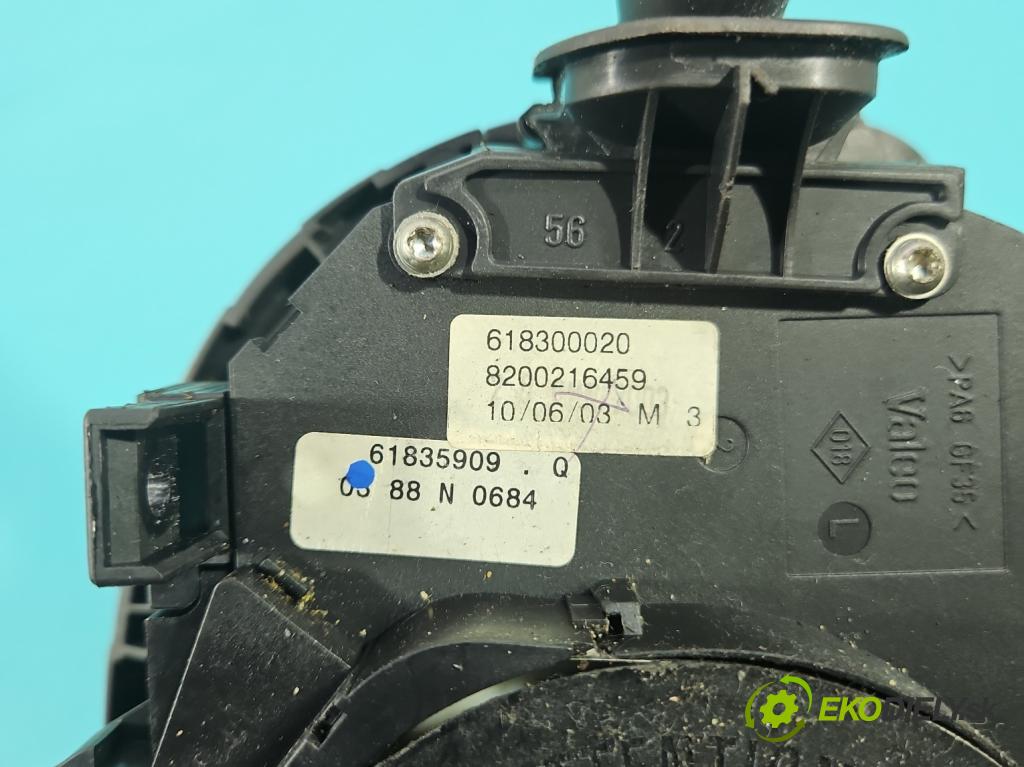 Renault Megane II 2003-2008 1.5 dci 82 HP manual 60 kW 1461 cm3 5- prepínač komplex: 618300020 (Prepínacie páčky pod volantom)