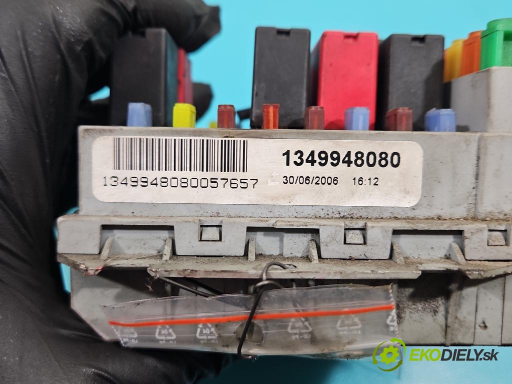 Fiat Ducato III 2006-2014 2.2 jtd 101 hp manual 74 kW 2198 cm3 5- skříňka pojistková 1349948080 (Pojistková skříňka)