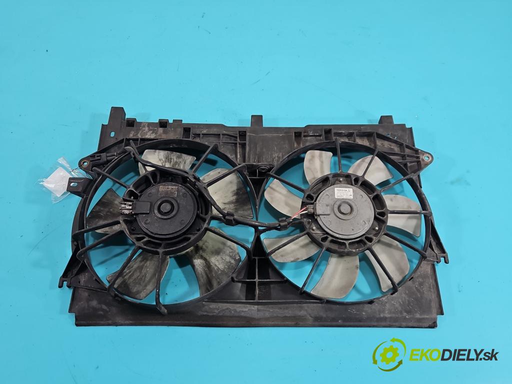 Toyota Avensis II T25 2003-2008 2.0 D4D 116 hp manual 85 kW 1995 cm3 5- ventilátor chladič MS168000-7091