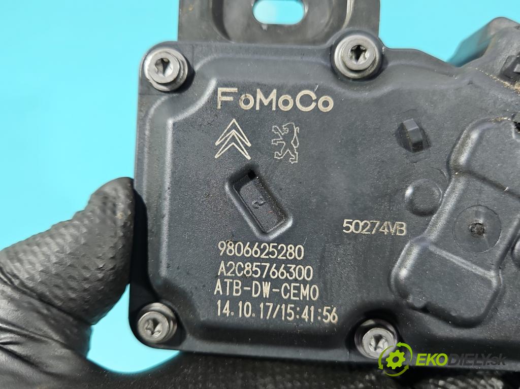 Peugeot 3008 II 2016-2023 2.0 hdi 150 HP manual 110 kW 1997 cm3 5- klapka 9806625280 (Škrtiaca klapka)