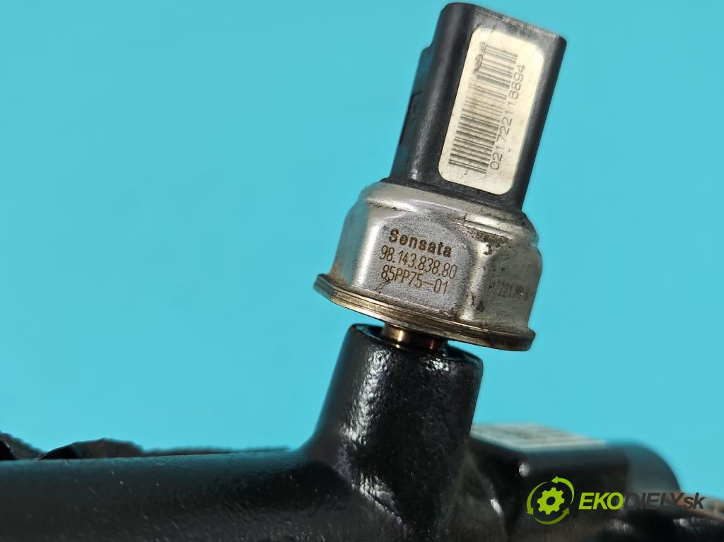 Peugeot 3008 II 2016-2023 2.0 hdi 150 HP manual 110 kW 1997 cm3 5- lišta vstrekovacia 9674300080-05 (Vstrekovacia lišta)