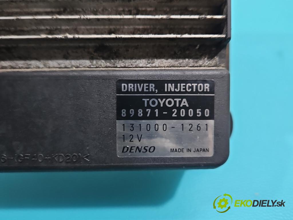 Toyota Avensis II T25 2003-2008 2.0 D4D 116 hp manual 85 kW 1995 cm3 5- řídící jednotka 89871-20050