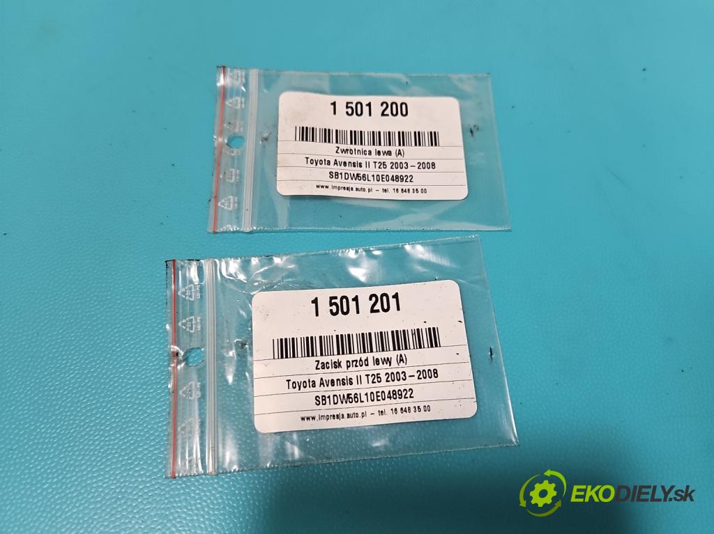Toyota Avensis II T25 2003-2008 2.0 D4D 116 HP manual 85 kW 1995 cm3 5- náboj ľavé  (Náboj kolesa)
