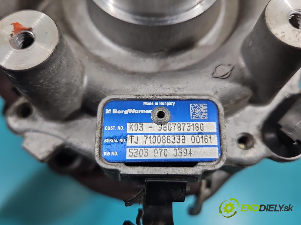 Peugeot 3008 II 2016-2023 2.0 hdi 150 hp manual 110 kW 1997 cm3 5- Turbodmychadlo 53039700394 (Kompletní turbodmychadlo)
