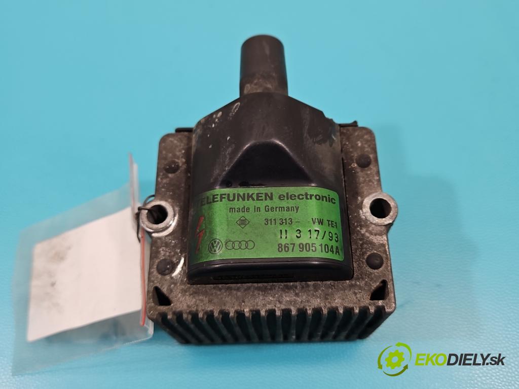 Vw Golf III 1991-1998 1.6 75 HP manual 55 kW 1598 cm3 5- cievka zapaľovacia 867905104A (Zapaľovacia cievka)