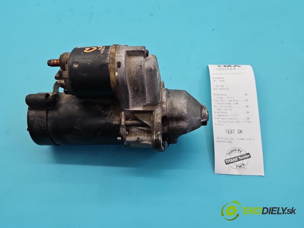 Opel Vectra B 1995-2002 1.6 16V 101 HP manual 74 kW 1598 cm3 4- štartér D6RA162 (Štartér)