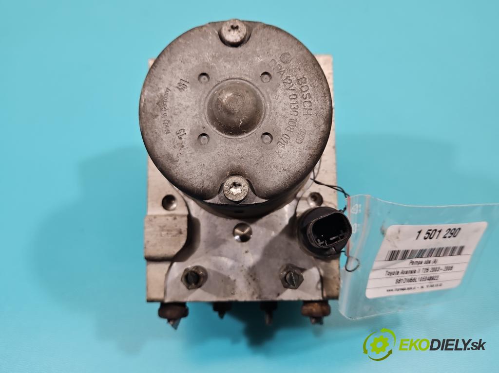 Toyota Avensis II T25 2003-2008 2.0 D4D 116 HP manual 85 kW 1995 cm3 5- čerpadlo abs 0265225319 (Pumpa ABS)