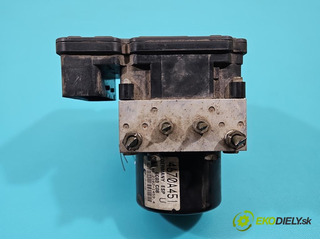 Mitsubishi Outlander II 2006-2013 2.0 DI-D 140 HP manual 103 kW 1968 cm3 5- čerpadlo abs 4670A451 (Pumpa ABS)